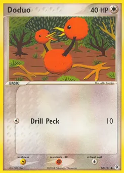 Doduo #60, Reverse Foil