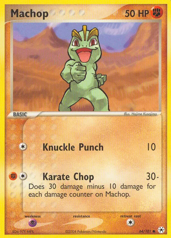 Machop #64, Hidden Legends Reverse Foil