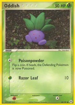 Oddish #68, Reverse Foil