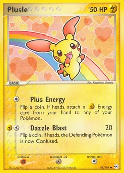 Plusle #69, Reverse Foil
