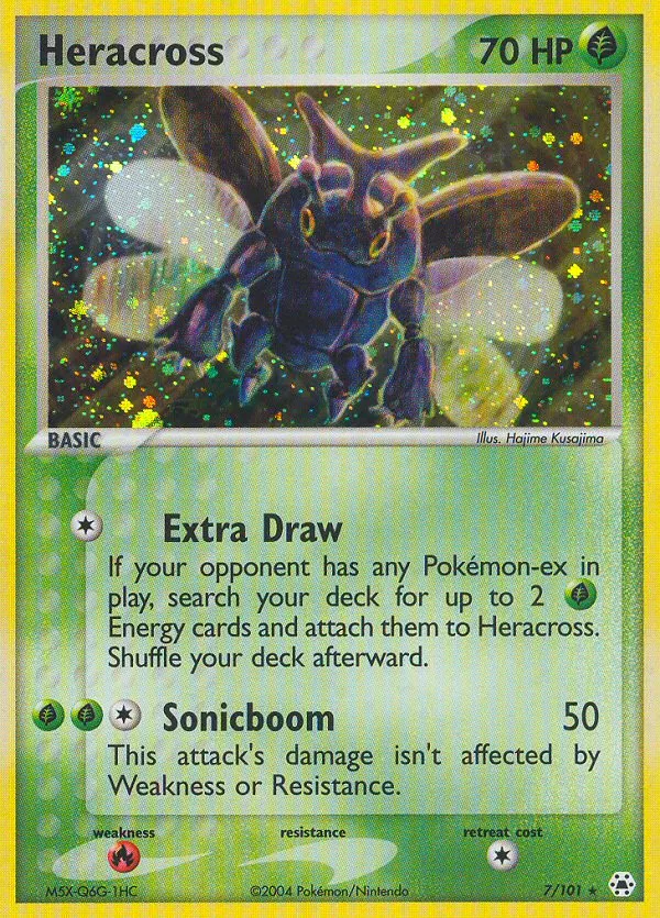 Heracross #7, Hidden Legends Reverse Foil