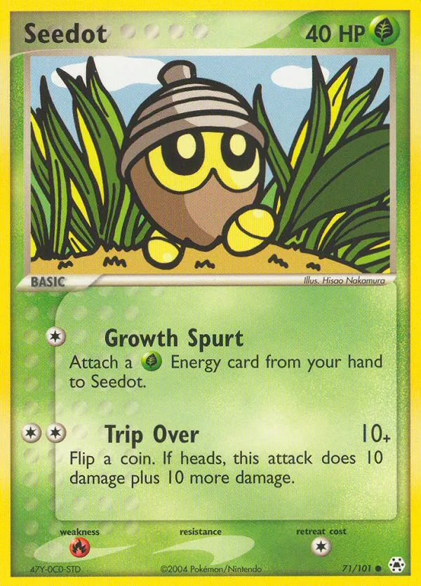 Seedot #71, Hidden Legends Reverse Foil