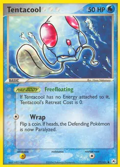 Tentacool #77, Reverse Foil