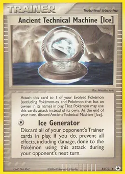 Ancient Technical Machine [Ice] #84, Reverse Foil