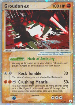 Groudon ex #93, Standard