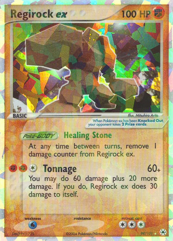Regirock ex #98, Hidden Legends
