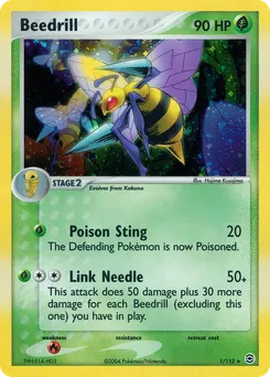 Beedrill #1, Reverse Foil
