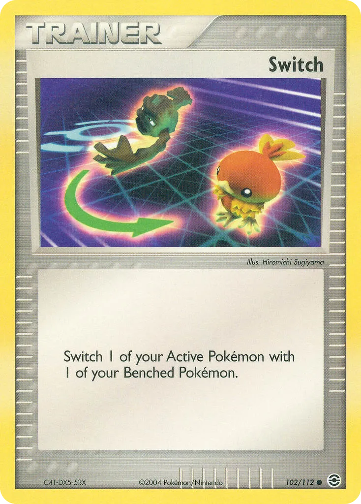 Switch #102, FireRed & LeafGreen Reverse Foil