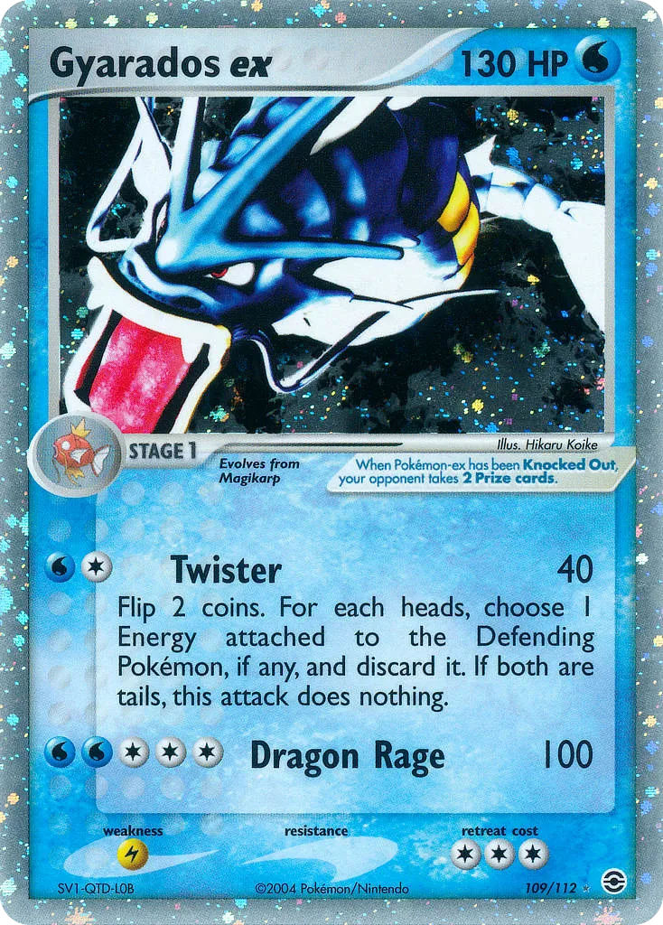 Gyarados ex #109, FireRed & LeafGreen