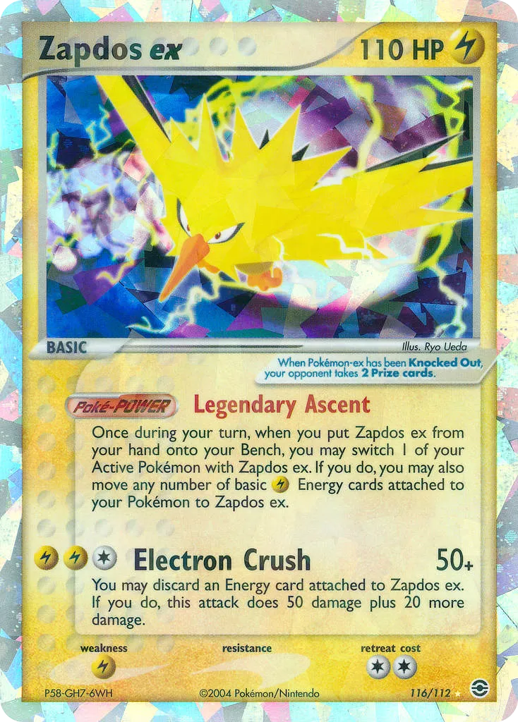 Zapdos ex #116, FireRed & LeafGreen