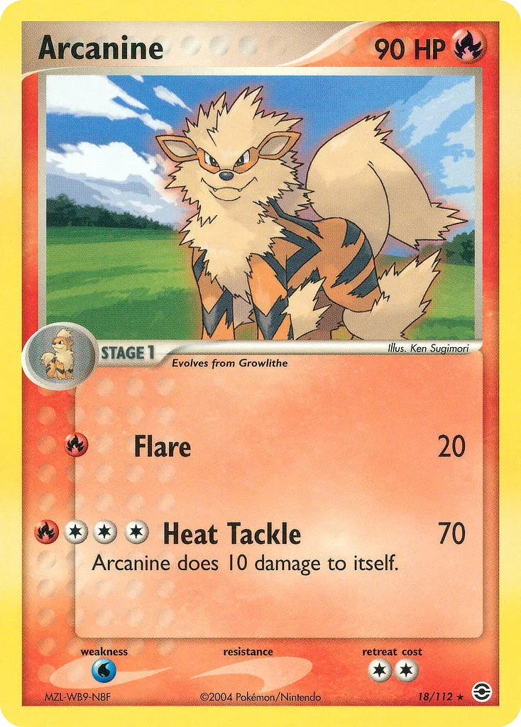 Arcanine #18, FireRed & LeafGreen