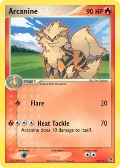 Arcanine #18, Reverse Foil
