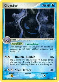 Cloyster #20, Reverse Foil