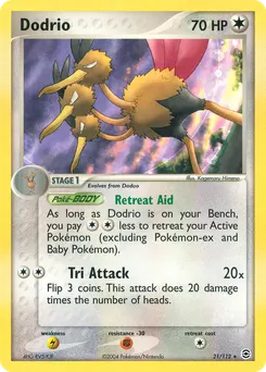 Dodrio #21, Reverse Foil