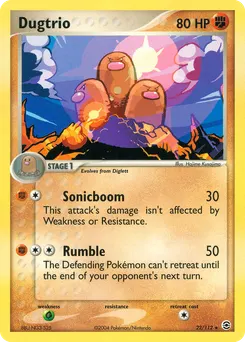 Dugtrio #22, Reverse Foil