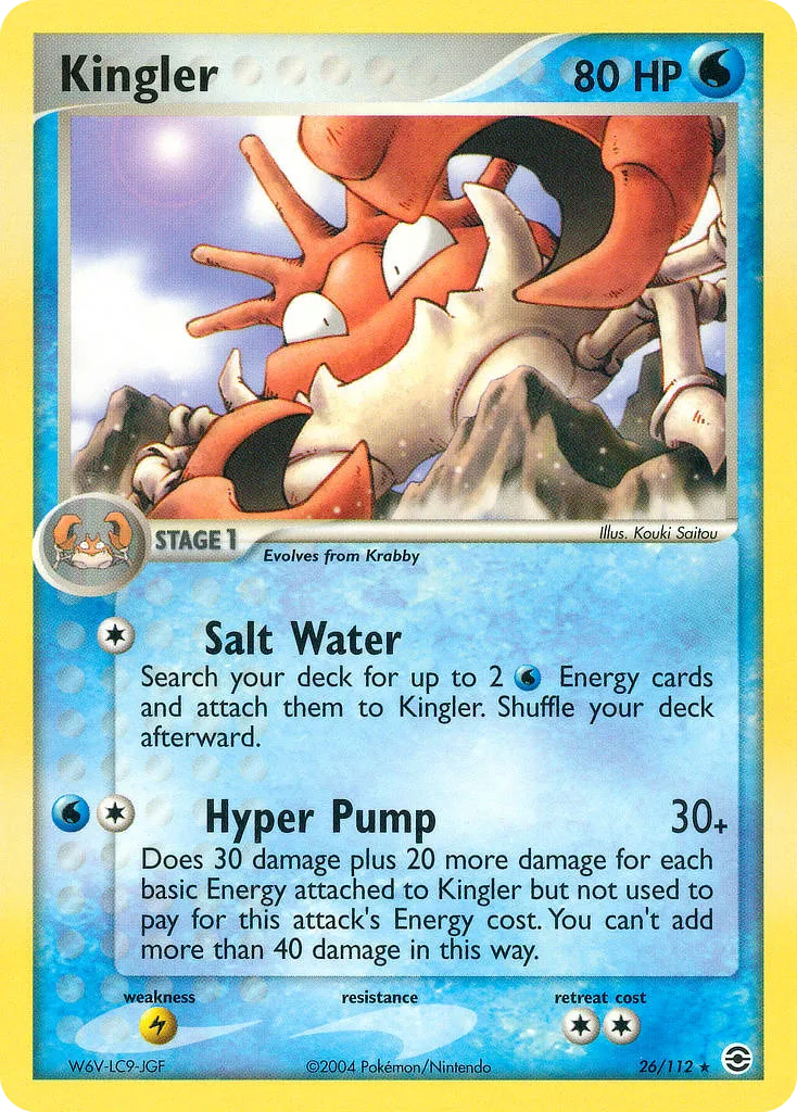 Kingler #26, FireRed & LeafGreen
