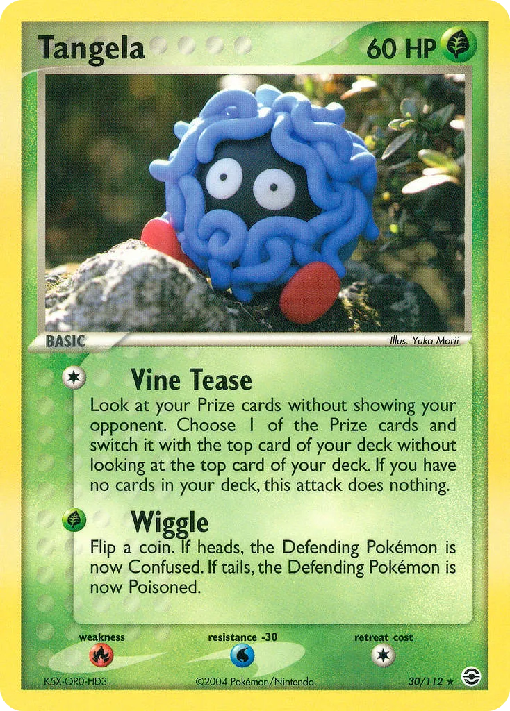 Tangela #30, FireRed & LeafGreen Reverse Foil