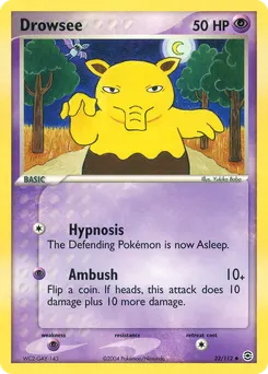 Drowzee #32, Reverse Foil