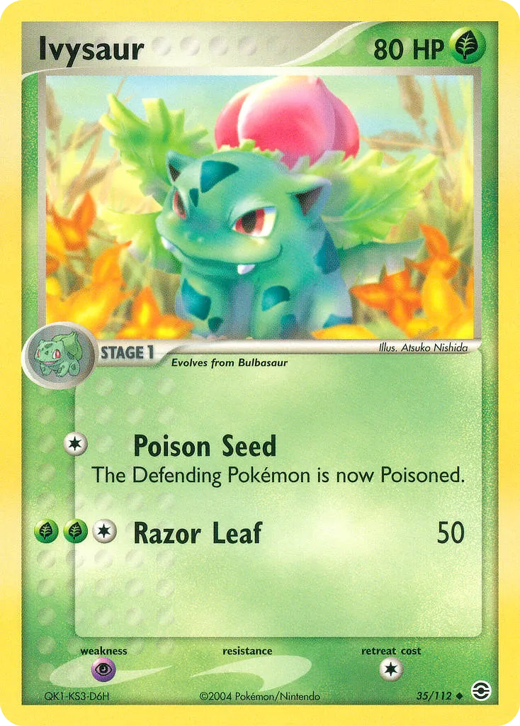 Ivysaur #35, FireRed & LeafGreen Reverse Foil