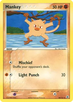 Mankey #38, Reverse Foil