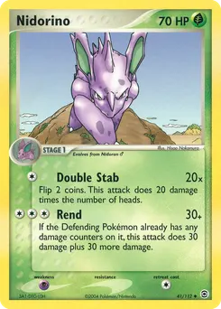 Nidorino #41, Reverse Foil
