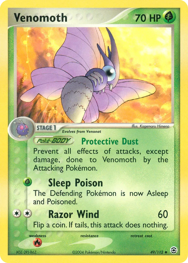 Venomoth #49, FireRed & LeafGreen