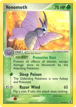 Venomoth #49, Reverse Foil