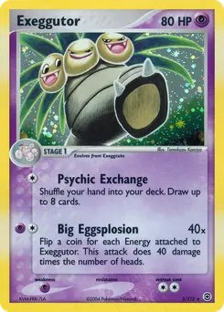 Exeggutor #5, Reverse Foil