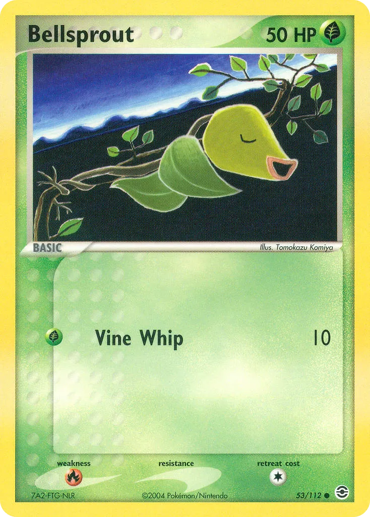 Bellsprout #53, FireRed & LeafGreen Reverse Foil