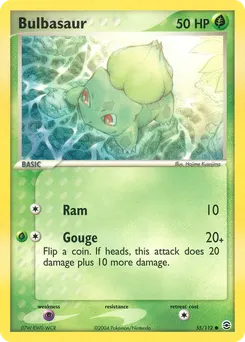 Bulbasaur #55, Reverse Foil