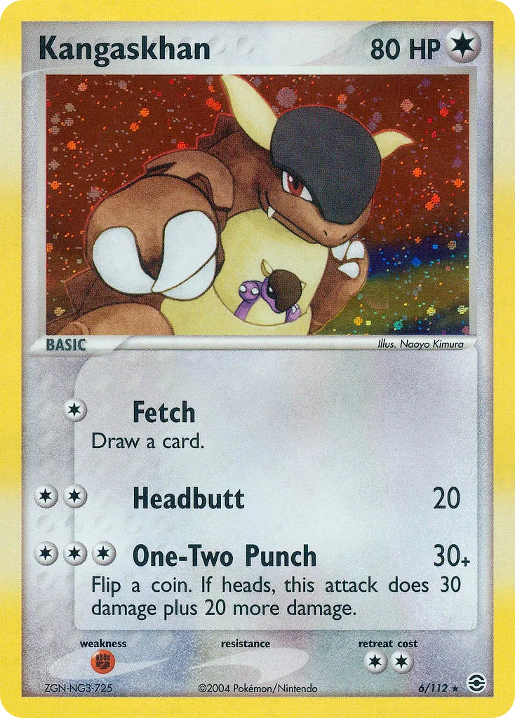 Kangaskhan #6, FireRed & LeafGreen Reverse Foil