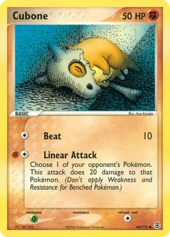 Cubone #60, Reverse Foil