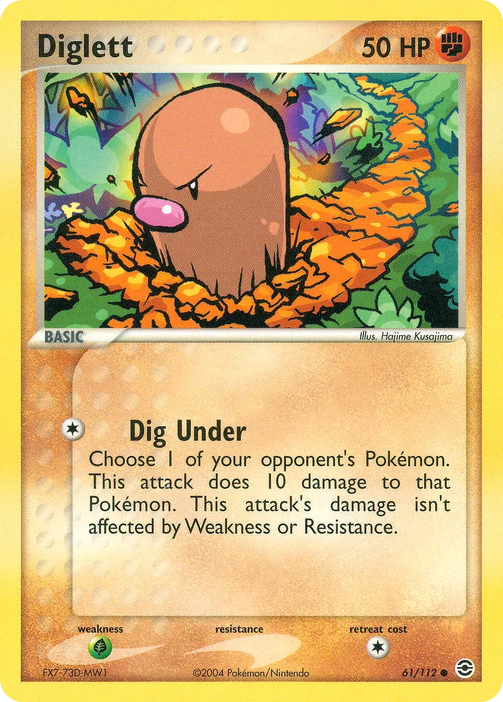 Diglett #61, FireRed & LeafGreen