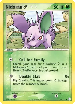 Nidoran ♂ #71, Reverse Foil