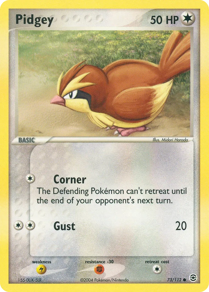 Pidgey #73, FireRed & LeafGreen