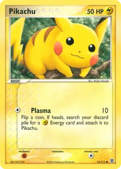 Pikachu #74, Reverse Foil