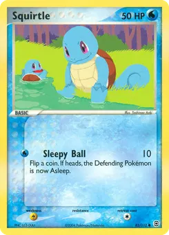 Squirtle #82, Reverse Foil