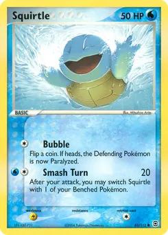 Squirtle #83, Reverse Foil