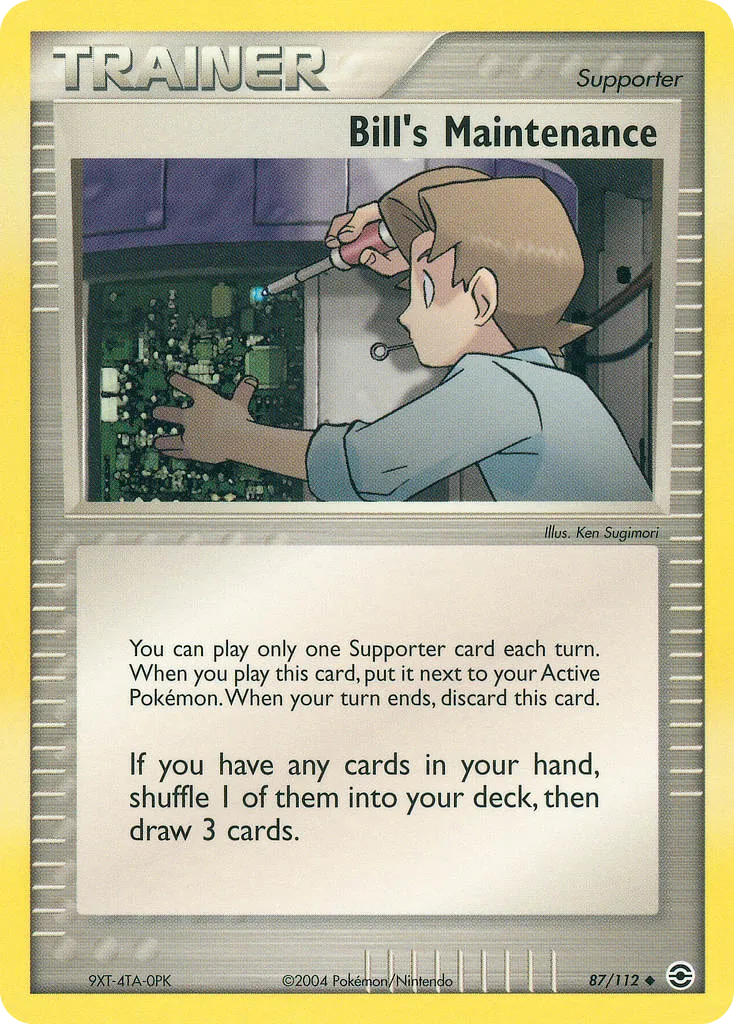 Bill's Maintenance #87, FireRed & LeafGreen Reverse Foil