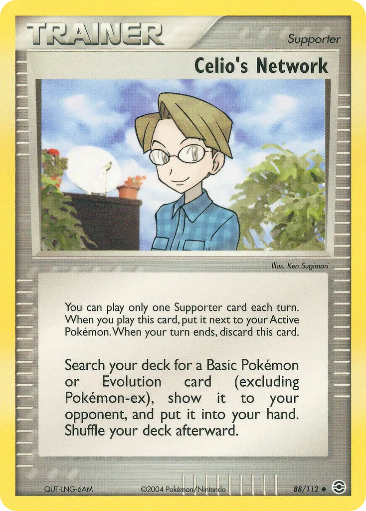 Celio's Network #88, FireRed & LeafGreen Reverse Foil