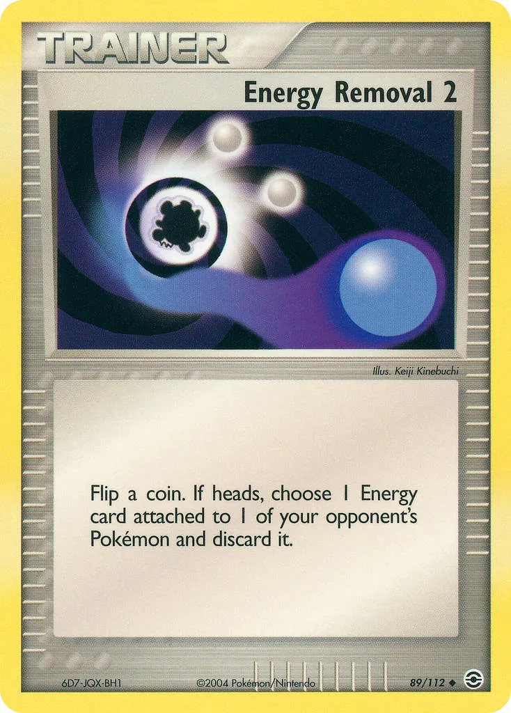 Energy Removal 2 #89, FireRed & LeafGreen Reverse Foil