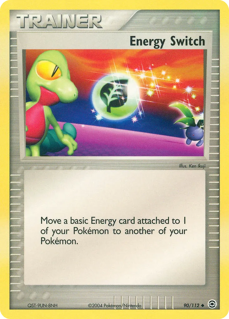 Energy Switch #90, FireRed & LeafGreen Reverse Foil