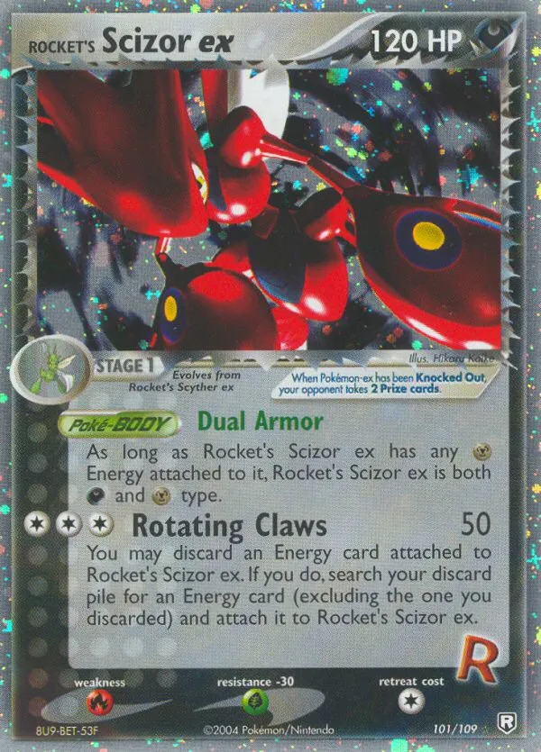 Rocket's Scizor ex #101, Team Rocket Returns