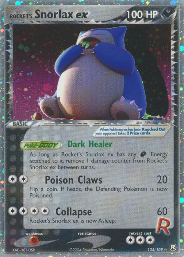 Rocket's Snorlax ex #104, Team Rocket Returns