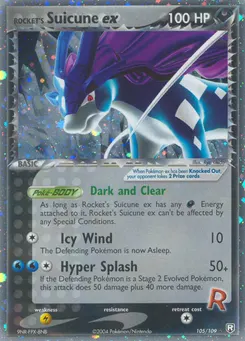 Rocket's Suicune ex #105, Standard
