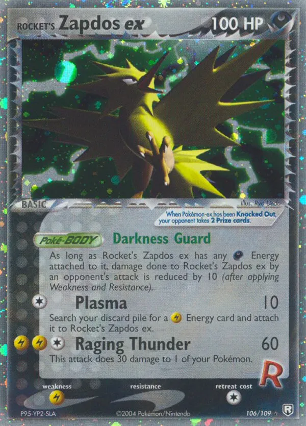 Rocket's Zapdos ex #106, Team Rocket Returns