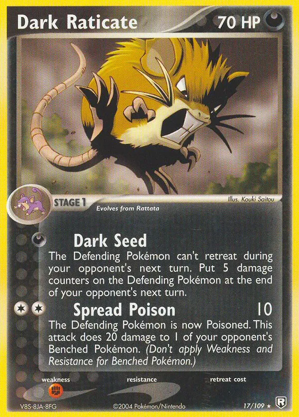 Dark Raticate #17, Team Rocket Returns