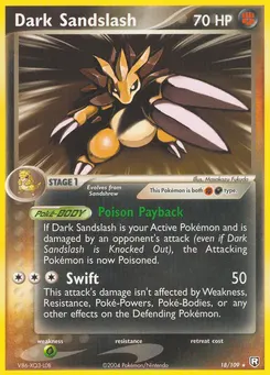 Dark Sandslash #18, Reverse Foil