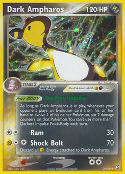 Dark Ampharos #2, Reverse Foil