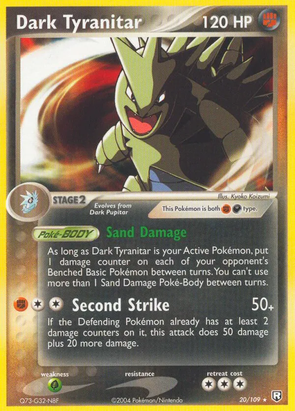 Dark Tyranitar #20, Team Rocket Returns